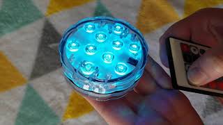 COOL - SUBMERGIBLE LED LIGHT WITH REMOTE FROM WISH