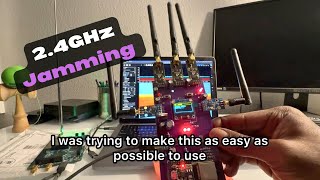 ESP32 2.4GHz Jammer Test | HackRF Signal Analyzer | 3 NRF24