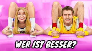 JUNGS vs. MÄDCHEN CHALLENGE: WER IST BESSER? 💥 Schüler-Typen! Lustige Szenen auf 123 GO! SCHOOL