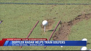 Golfers use Doppler radar to track balls