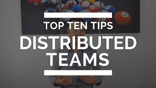 How to Work With Distributed Teams