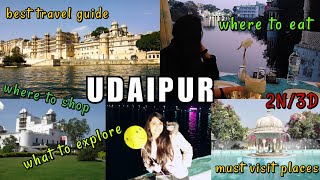 Udaipur Vlog | 3 Days Udaipur Itinerary With Budget | Udaipur Must Visit Places