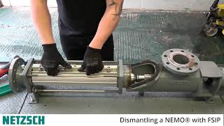 NETZSCH Pumps UK: Dismantling a NEMO with FSIP