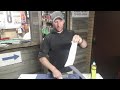 How To Sharpen A Knife With A Stone ( Knives Used By Butcher Benny Tee)