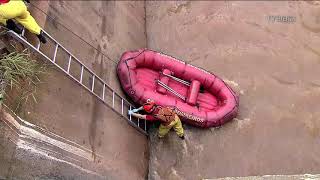 Corpo de bombeiros busca menino que caiu em córrego na Zona Leste