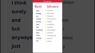 Tips for Essay | How to improve your essay | Basic vs Advance English Vocabulary