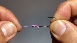 How to Knot a Hook without a Hole