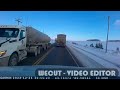 december 2022 dash cam time lapse dashcam timelapse wecutvideoeditor winter snow