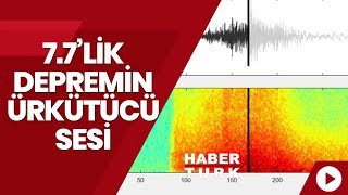Kahramanmaraş'ta meydana gelen 7,7 büyüklüğünde depremin sesi ortaya çıktı!