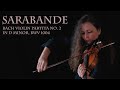 J.S. Bach - Sarabande, Violin Partita No. 2 in D Minor, BWV 1004 - solo violin (DipABRSM)