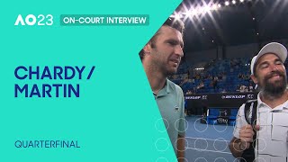 Chardy/Martin On-Court Interview | Australian Open 2023 Quarterfinal