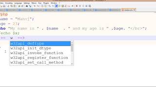 Stepwise Easy PHP tutorial - Declaring Variables - Part 3