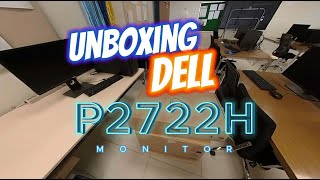 Unboxing Dell P2722H Monitor