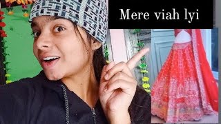 marriage lyi lehnga psand kita aj #trending #vlogging #vlogs