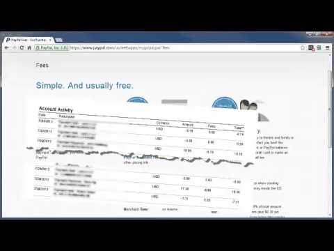Paypal Tutorial - PayPal Fees - Paypal Explained Paypal Tutorial - PayPal Fees - Paypal Explained