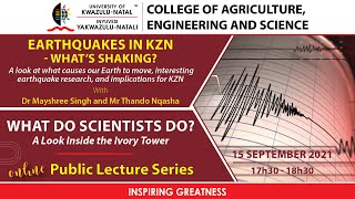 What do scientists do? - Earthquakes in KZN: What’s shaking?