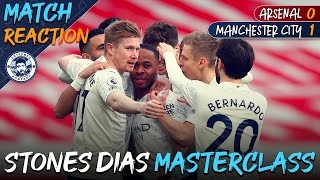 STONES & DIAS MASTERCLASS! | Arsenal 0-1 Man City | MATCH REACTION