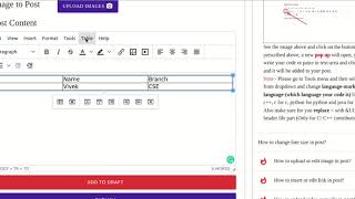 How to Add Tables in TinyMCE editor on CodeAlps.com