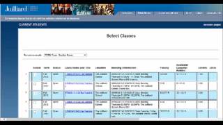 WebAdvisor Registration - Select Classes