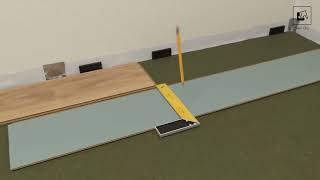 Laminate flooring - Twin Clic installation