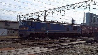 2017.10.28 貨物列車（2093列車）秋田駅発車