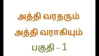 அத்தி வரதரும் அத்தி வராகியும்: பகுதி – 1