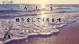 誰を愛して 月夜情  簡譜