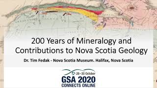 GSA 2020  - 200 Years of Nova Scotia Geology