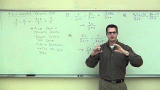 Intermediate Algebra Lecture 7.3 Part 1