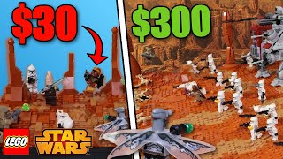 Building GEONOSIS in LEGO for $30 and $300!