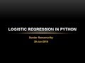 Logistic Regression in Python