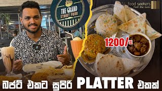 බජට් එකට සුපිරි Food Platter එකක්| A great food platter for the budget #budgetfood #streetfood