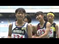 女子c 100m 準決勝 1組 第49回ジュニアオリンピック陸上競技大会