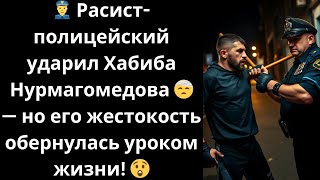 👮‍♂️ Расист-полицейский ударил Хабиба Нурмагомедова 🤕 — но его жестокость обернулась уроком жизни! 😲