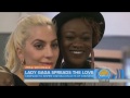 Lady Gaga At The Ali Forney LGBTQ Center (Today Show) - #ShareKindness