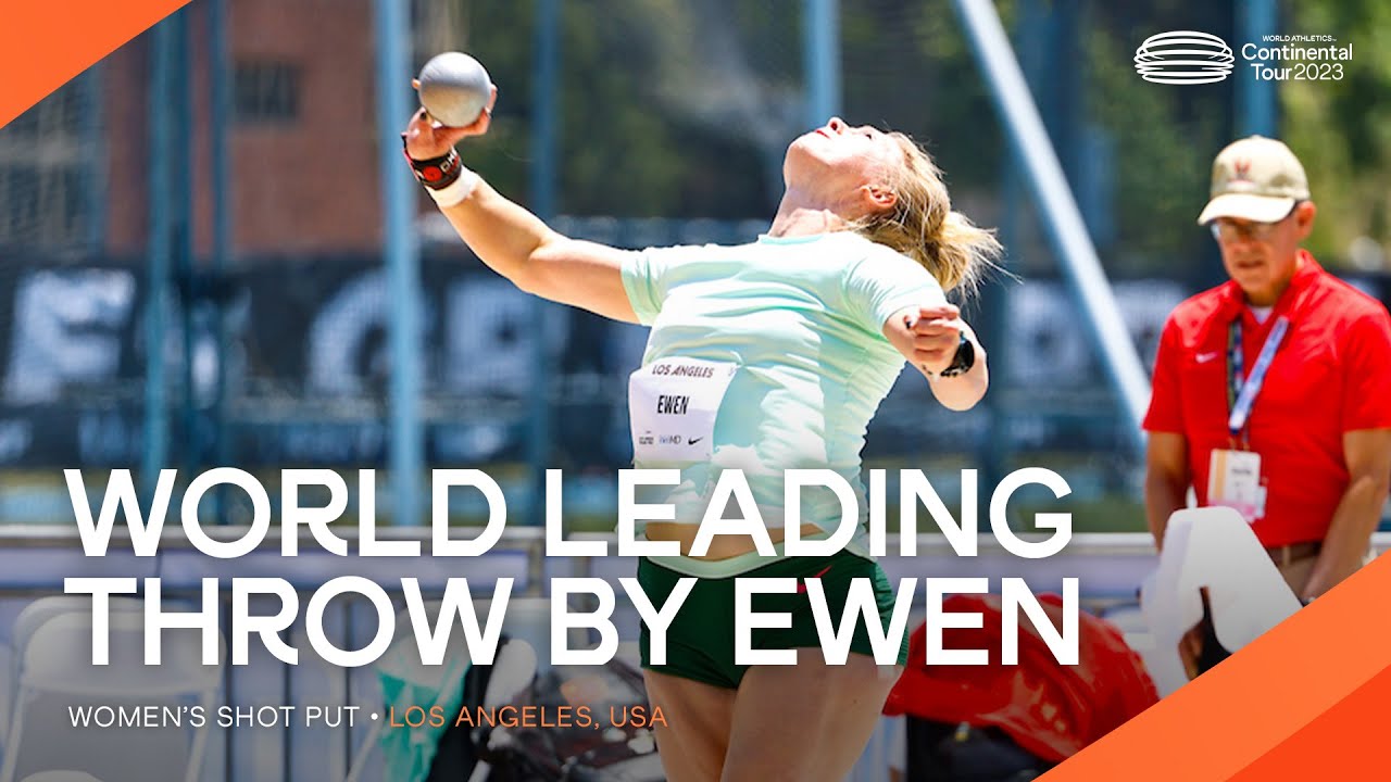 Ewen Beats World Champion Ealey In Women's Shot Put | Continental Tour ...