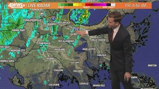 New Orleans Weather: Rain Friday morning, then sunny weekend