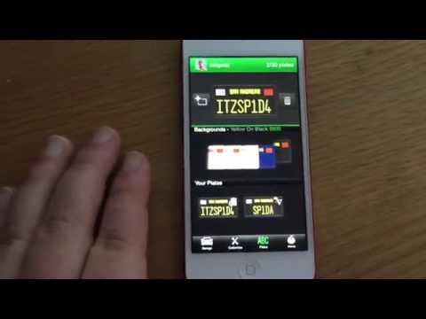 GTA V - Create a custom License Plate through the Rockstar IFruit App! GTA V - Create a custom License Plate through the Rockstar IFruit App!