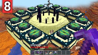 I Built The GREATEST END PORTAL In Minecraft Hardcore