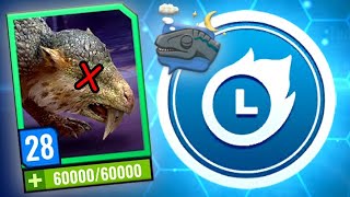 60,000 HP SMILONEMYS ISLA EVENT BOSS (JURASSIC WORLD ALIVE)