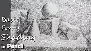 How to shade Basic 3D Forms | Pencil Shading Techniques
