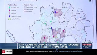 City leaders update summer plan to curb violence after recent crime spike