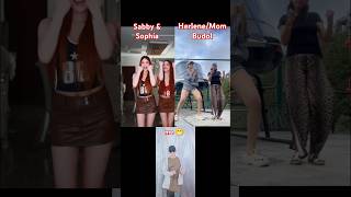 Bumble bee TikTok dance trend 8 - Herlene Budol vs. Sabby \u0026 Sophia #ytfeedshorts #shorts