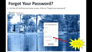 JCC ST Tutorial: Finding Your Password