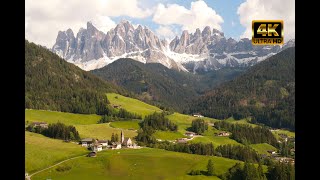 VAL DI FUNES [4K] Most Beautiful Valley | DOLOMITES | ITALY