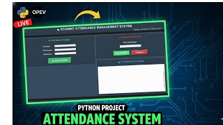 In 2 minute Fast Student Attendance Management System in Python | GUI + Database #python #coding