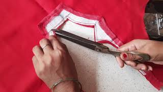 बकरम डिजाइन ब्लाउज में कैसे सेट करें || How to set in buckram design in blouse || Usha Designs