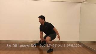 SA DB Lateral SQ　ｼﾝｸﾞﾙｱｰﾑﾀﾞﾝﾍﾞﾙ ﾗﾃﾗﾙｽｸﾜｯﾄ