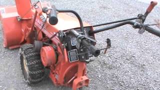 Gravely Professional 12 Walk Behind Tractor With Fast Hitch Snow Blower And Mower Deck For Sale