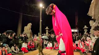 砺波 東石丸 北部の獅子舞 宮入 サンパイ 2023 富山県砺波市東石丸 Tonami Higashishimaru Northern Lion Dance Miyairi